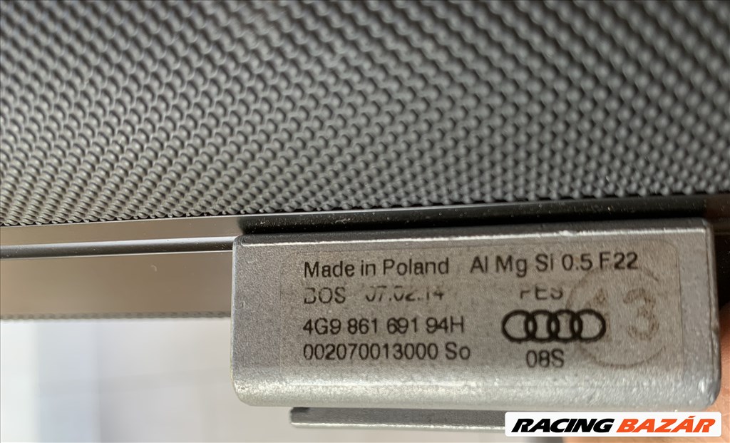 Audi A6 (C7 - 4G) kombi csomagtér térelválasztó háló 4G986169194H 4. kép