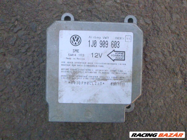 Volkswagen légzsák indító 1J0 909 603  1J0909603 2. kép