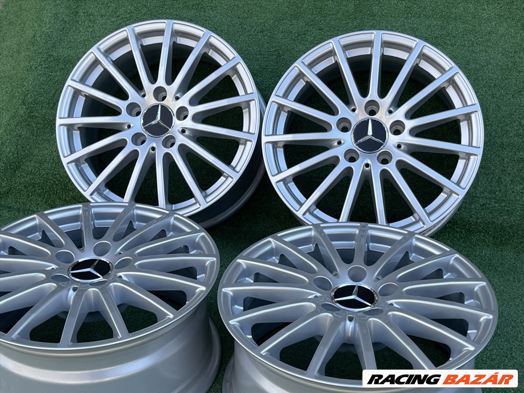 R16 5x112 (66.5) Original Mercedes Multispoke silver 7J ET32  NEW / 7x16 gyári, új, eredeti felnik 2. kép