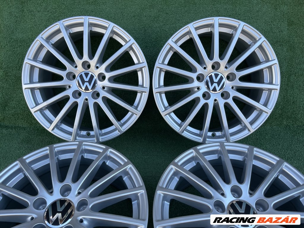 R16 5x112 (66.5) Original Mercedes Multispoke silver 7J ET32  NEW / 7x16 gyári, új, eredeti felnik 6. kép