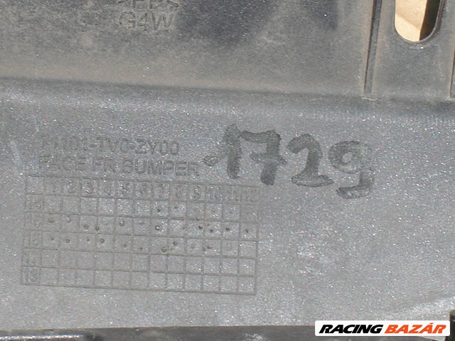 Honda Civic Facelift mosós első lökhárító 71101-TV0-ZY00 2014-től 5. kép