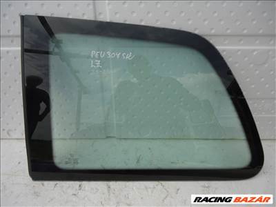 Peugeot 307 combi bal hátsó ablak ablaküveg 