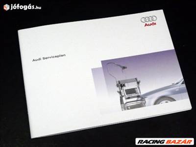 Audi szervízkönyv, üres, német nyelvű!