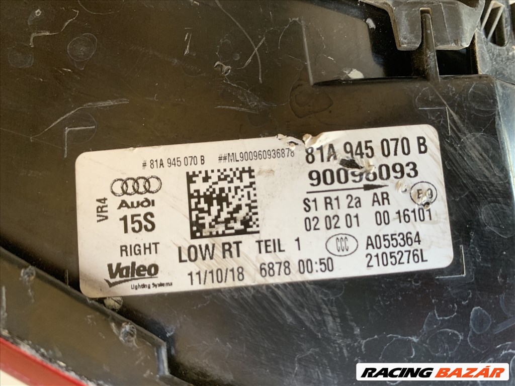 Audi Q2 jobb hátsó lámpa  81A945070B 3. kép