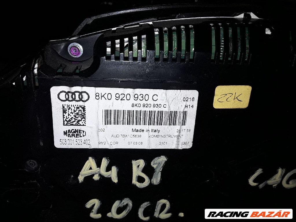 Audi A4 B8 2.0 TDI óracsoportok. Cikkszámok a képk közt 2. kép