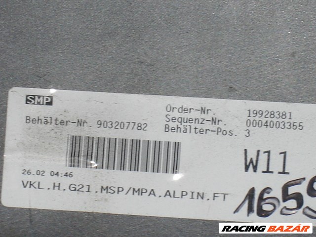 BMW 3-as G21 M-pakett 6 radaros hátsó lökhárító 51128073576 2019-től  5. kép