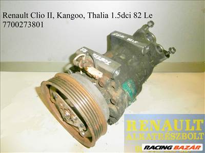 Renault Clio II, Kangoo 1.5dci 82Le 7700273801 klíma kompresszor 