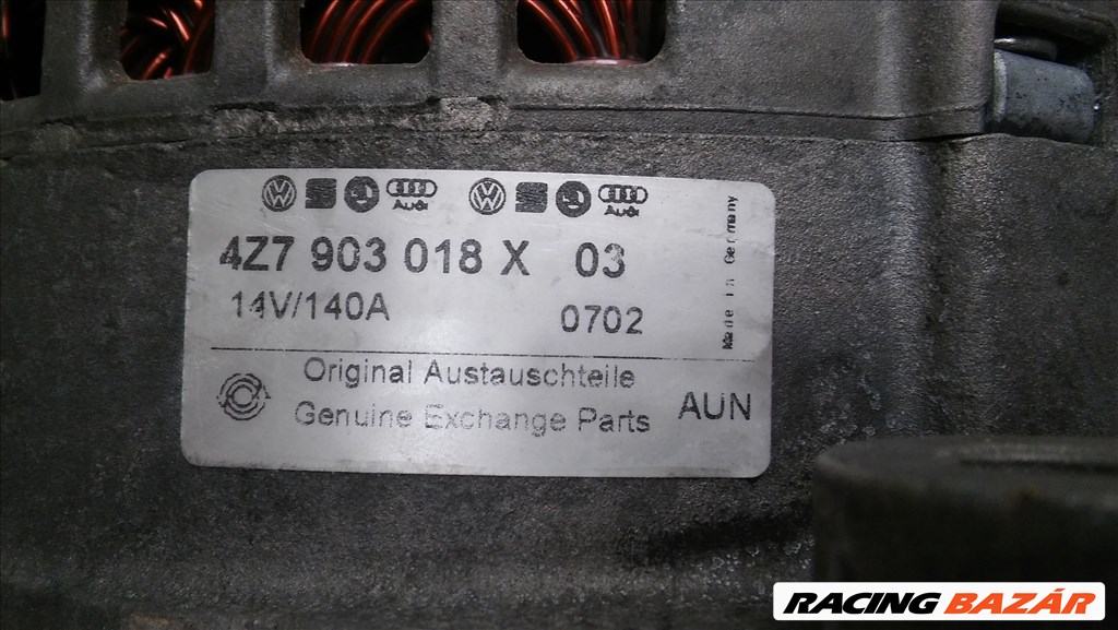 Audi A6 (C5 - 4B) 2.5 TDI generátor  4. kép