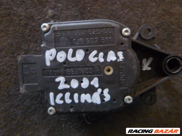Volkswagen Polo Classic 2001M KLÍMÁS fűtéslapát állító motor  1j0907511 1. kép
