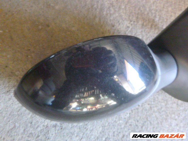 Peugeot 206 fekete jobb első elektromos tükör  2. kép