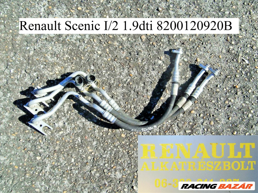 Renault Scenic I/2 1.9dti klímacső 8200120920B 1. kép
