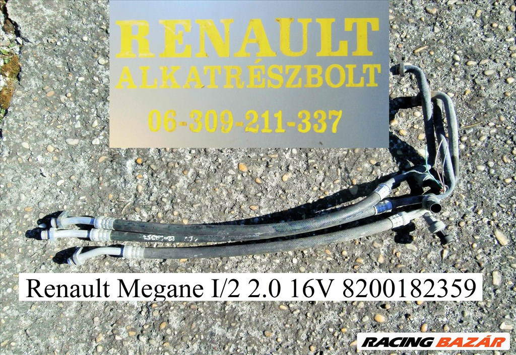 Renault Megane I/2 2.0 16V klímacső 8200182359 1. kép