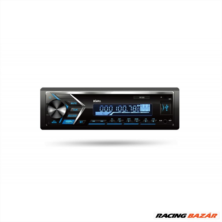 Xblitz RF200 1 DIN méretû MP3 autórádió Bluetooth funkcióval 1. kép