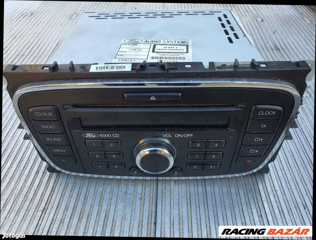 Ford mondeo gyári hifi rádió fejegység hibátlan s- 1. kép