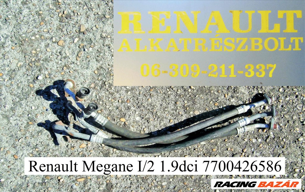 Renault Megane I/2 1.9dci klímacső 7700426586 1. kép