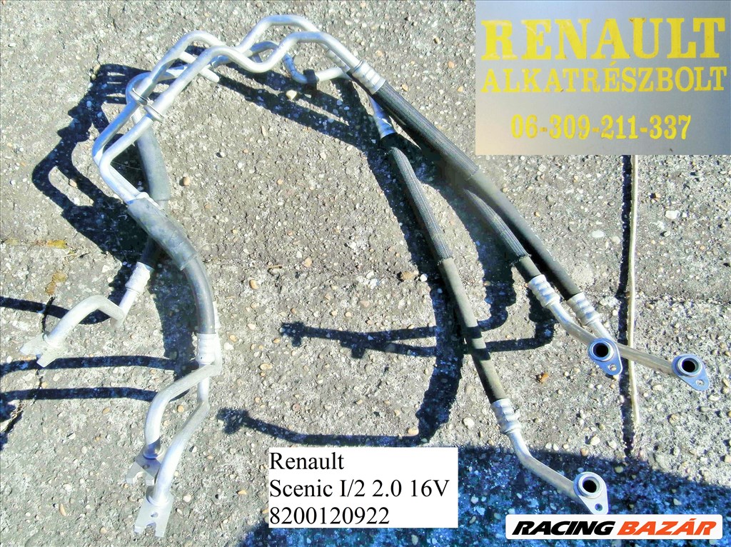 Renault Scenic I/2 2.0 16V klímacső 8200120922 1. kép
