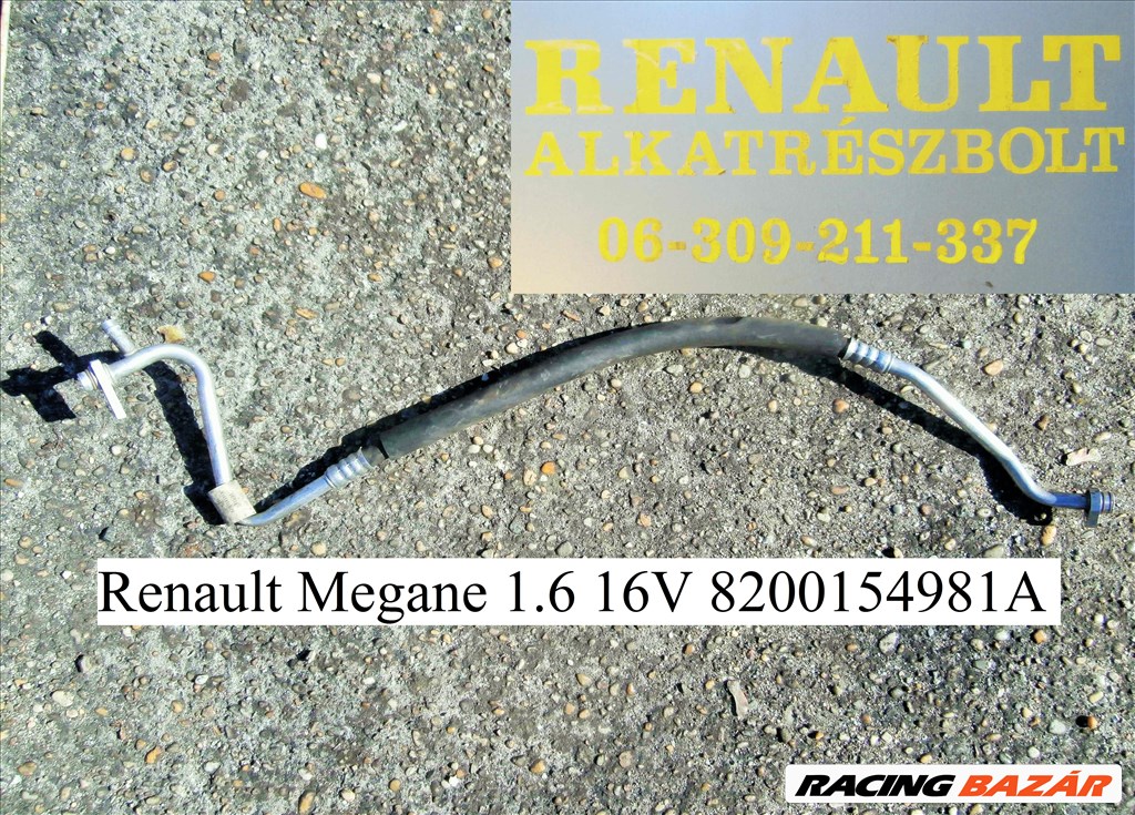 Renault Megane 1.6 16V klímacső 8200154981A 1. kép