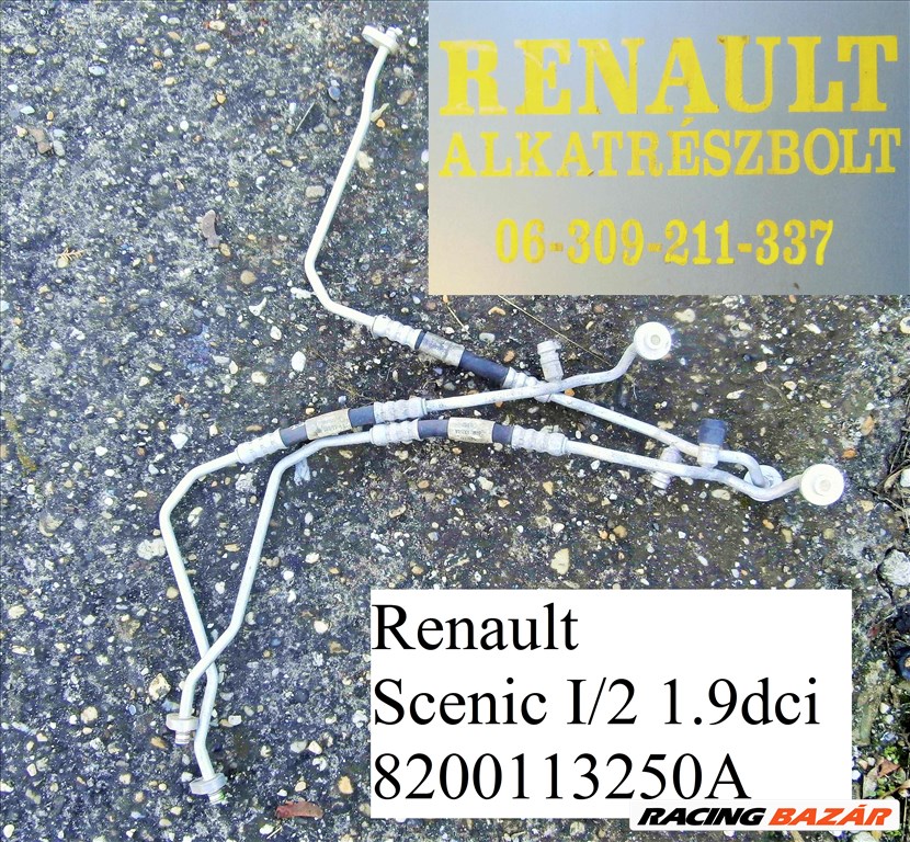 Renault Scenic I/2 1.9dci klímacső 8200113250A 1. kép