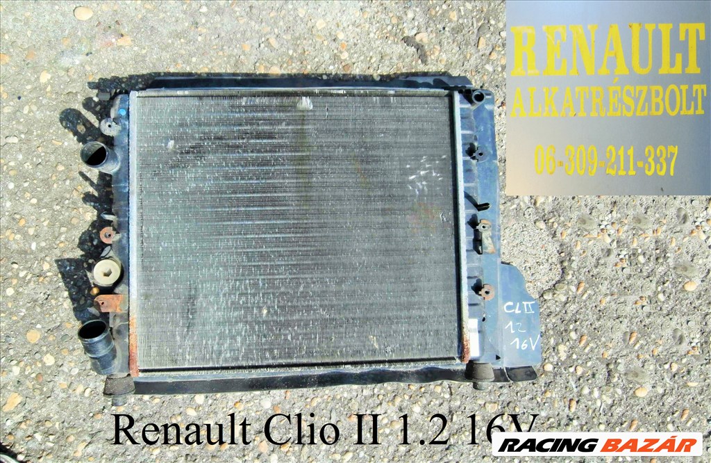 Renault Clio II 1.2 16V vízhűtő  1. kép