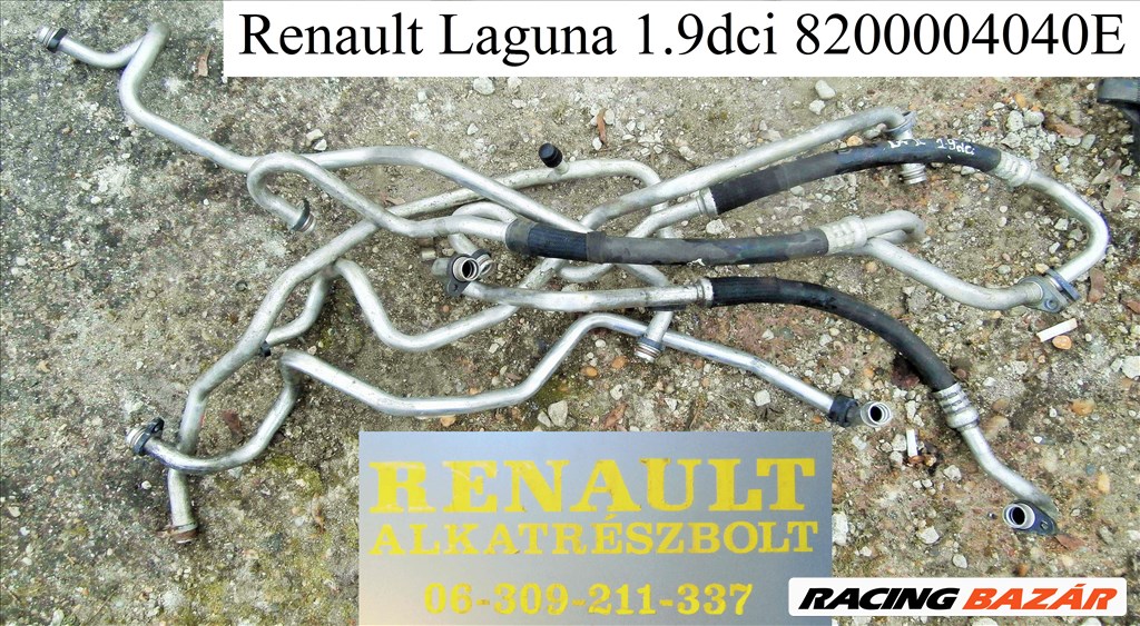 Renault Laguna II 1.9dci klímacső 8200004040E 1. kép