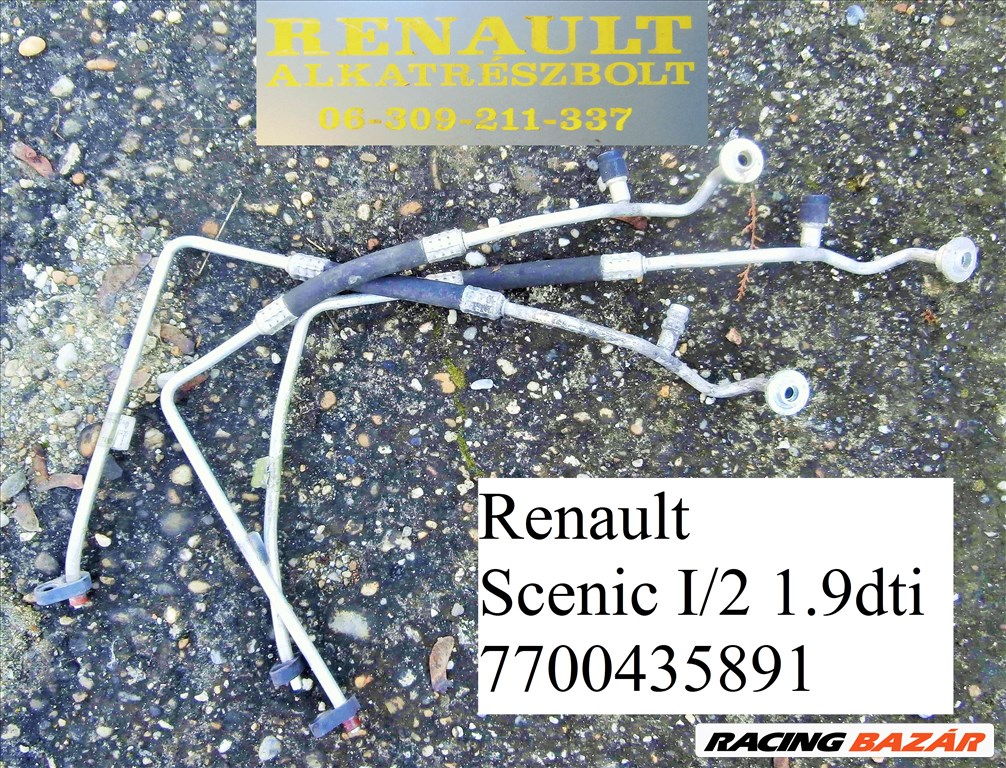 Renault Scenic I/2 1.9dti klímacső 7700435891 1. kép