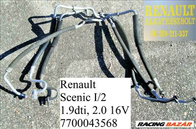 Renault Scenic 1.9dti, 2.0 16V 7700043568 klímacső 