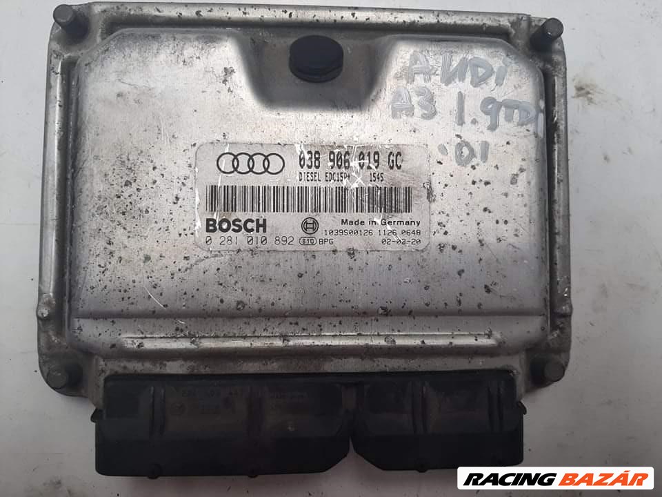 Audi A3 1.9 TDI motorvezérlő 038906019GC 1. kép