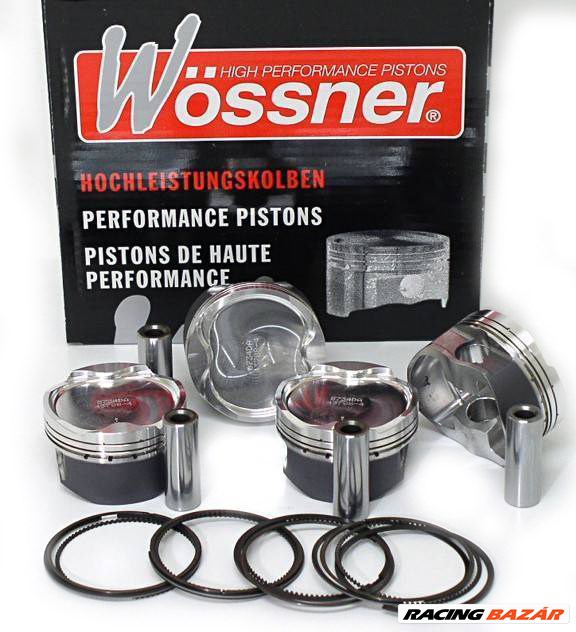 Wössner Ford Focus RS / Mustang 2.3 16V Turbo Eco-Boost Low Comp kovácsolt dugattyú szett K9495D 1. kép