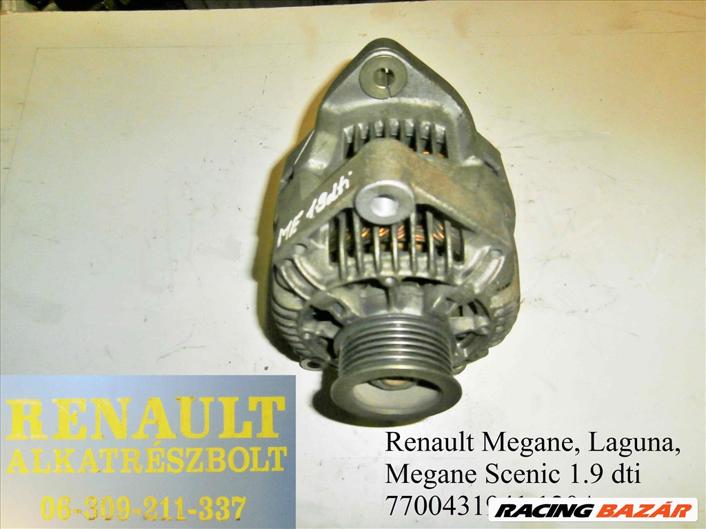 Renault 1.9dti 7700431941 (120A) generátor  1. kép
