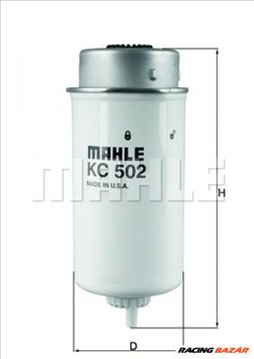 MAHLE ORIGINAL kc502 Üzemanyagszűrő - FORD