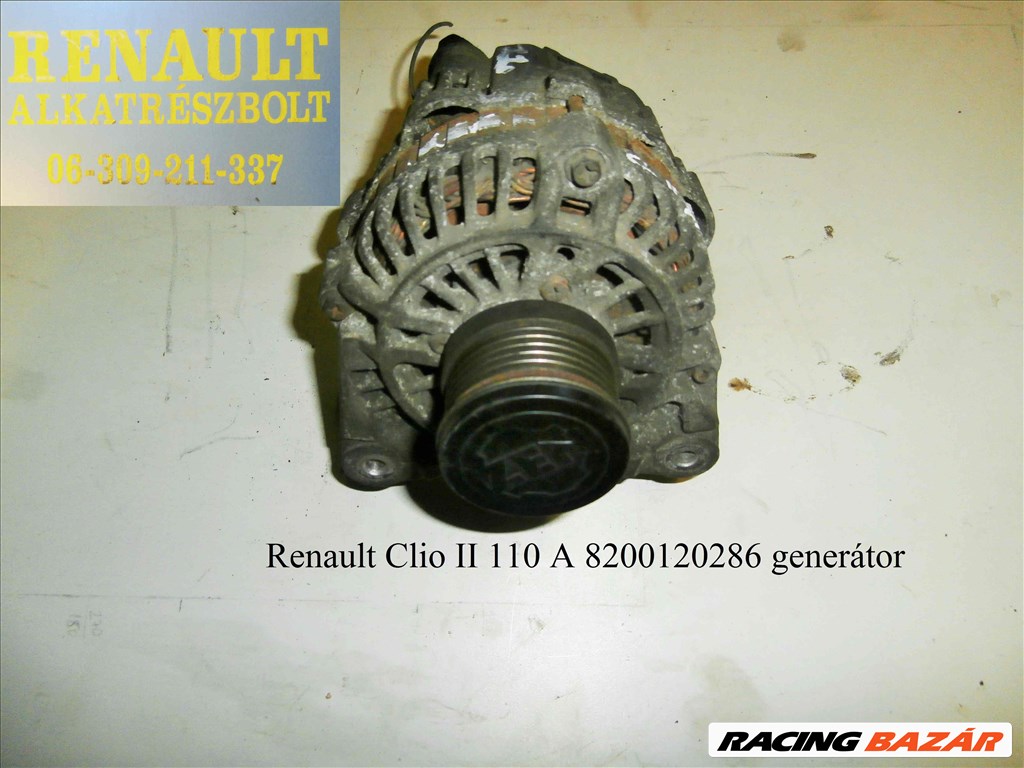 Renault Clio II (110A) 8200120286 generátor  1. kép