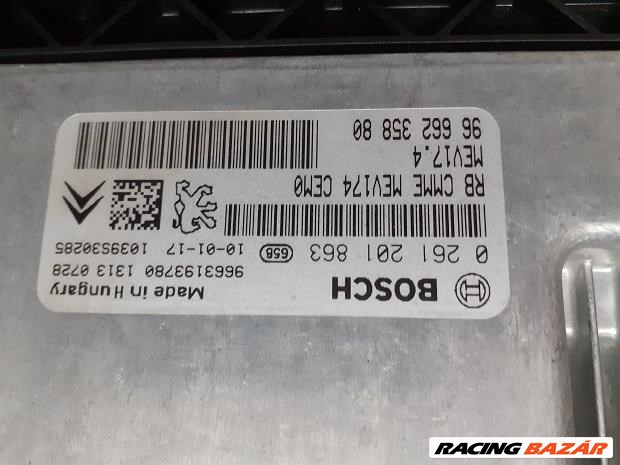 Citroën C3 Picasso motorvezérlő BSI 966623588096649831 0261201863 1. kép