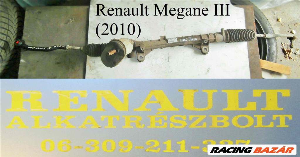 Renault Megane III (2010-es autóhoz) kormánymű  1. kép