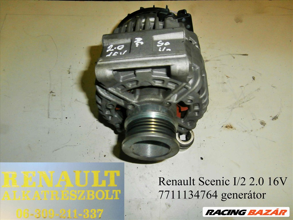 Renault Scenic I/2 2.0 16V 7711134764 generátor  1. kép