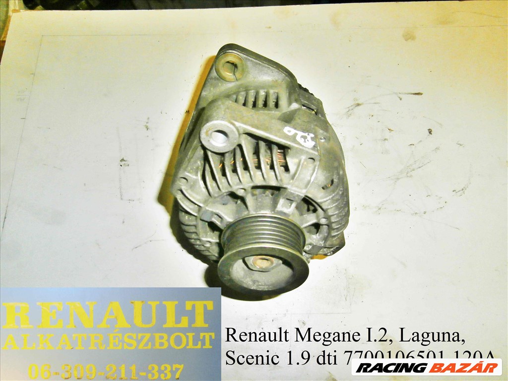 Renault Megane, Laguna,Scenic 1.9dti 7700106501 generátor  1. kép