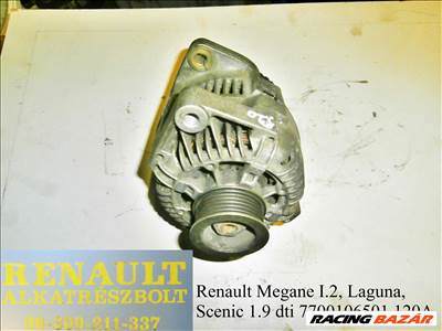Renault Megane, Laguna,Scenic 1.9dti 7700106501 generátor 