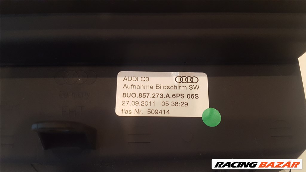 Audi Q3 8U MMI kijelző 8U0857273A 4. kép