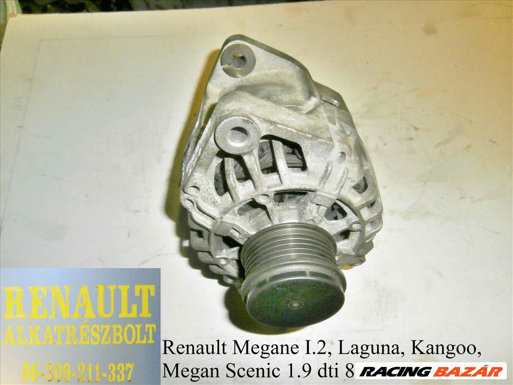 Renault 1.9dti (120A) (8200054588) generátor  1. kép