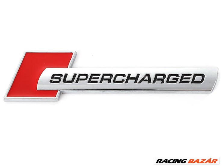 Supercharged Audi sárvédő felirat 1. kép