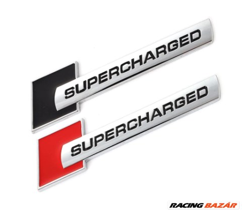 Supercharged Audi sárvédő felirat 2. kép