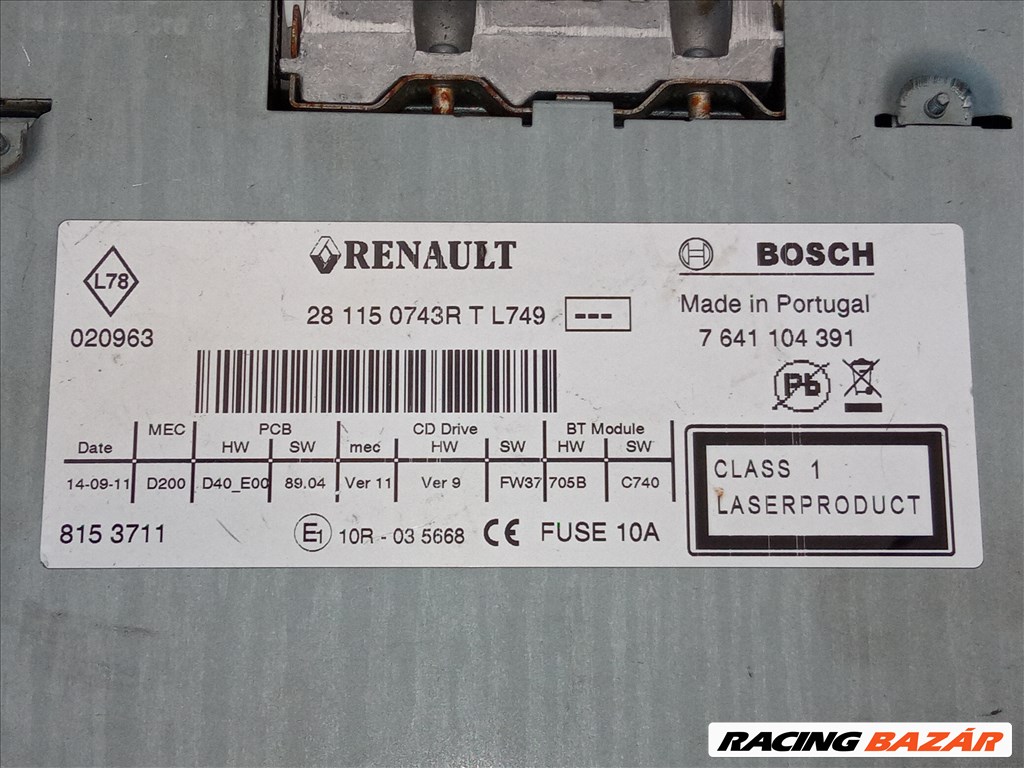 Renault CD Rádiók 2. kép