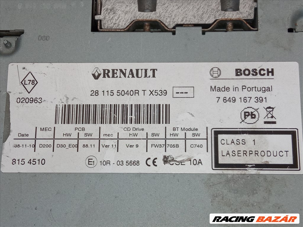 Renault CD Rádiók 3. kép