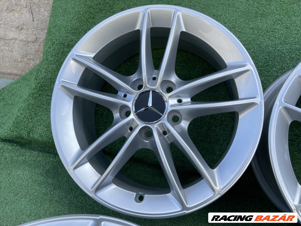 R16 5x112 Original Mercedes 6.5J ET44  Silver - A1774010100 / 6.5x16 gyári felnik, eredeti szett 2. kép