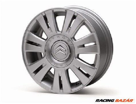 Citroen C2, C3, C4, Berlingo, Medaillon gyári alufelni felnikupak, felniközép, felni kupak közép 7. kép