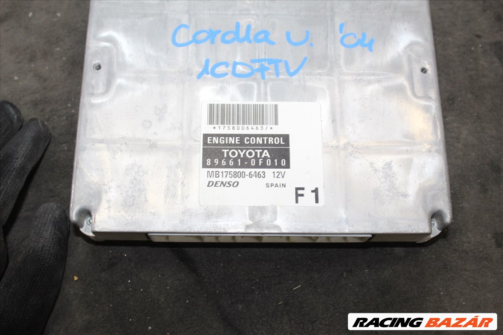 Toyota Corolla Verso (AR10) 2.0D motorvezérlő  896610F010 2. kép