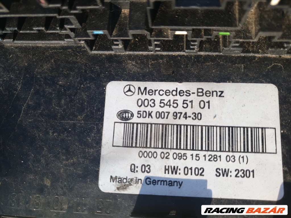 Mercedes C220 W202 hátsó SAM modul 0035455101 2. kép