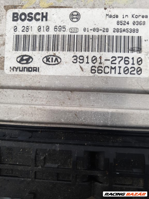 Hyundai Matrix 1.5 CRDi 0281010695 Bosch motorvezérlő 3910127610 1. kép