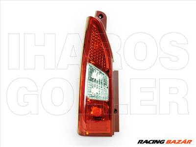 Peugeot Partner Tepee 2008-2012 - Hátsó lámpa üres bal (1 hátsó ajtó)
