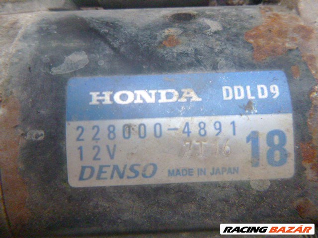 Honda Civic (6th gen) 1998 1,4 D14A4 önindító 228000-4891 1. kép
