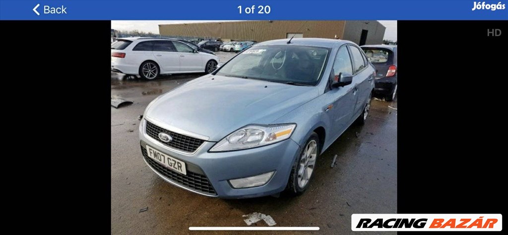 Ford mondeo szélvédő ablak üveg fűthető hibátlan m 1. kép